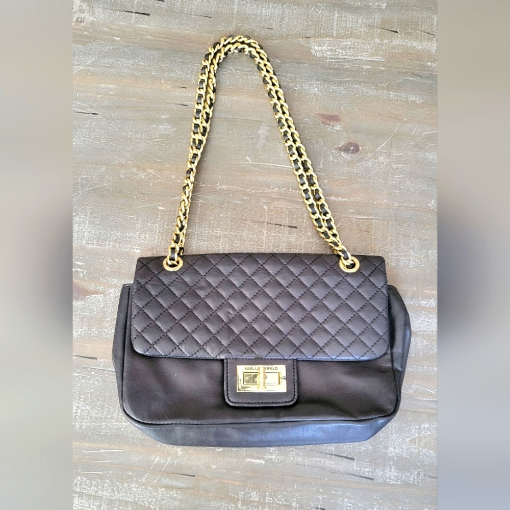 Karl Lagerfeld Paris Agyness Shoulder Bag